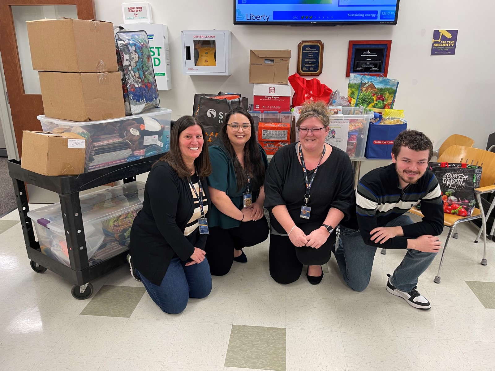 NH Customer Care Team Donates Food for Easter Meals